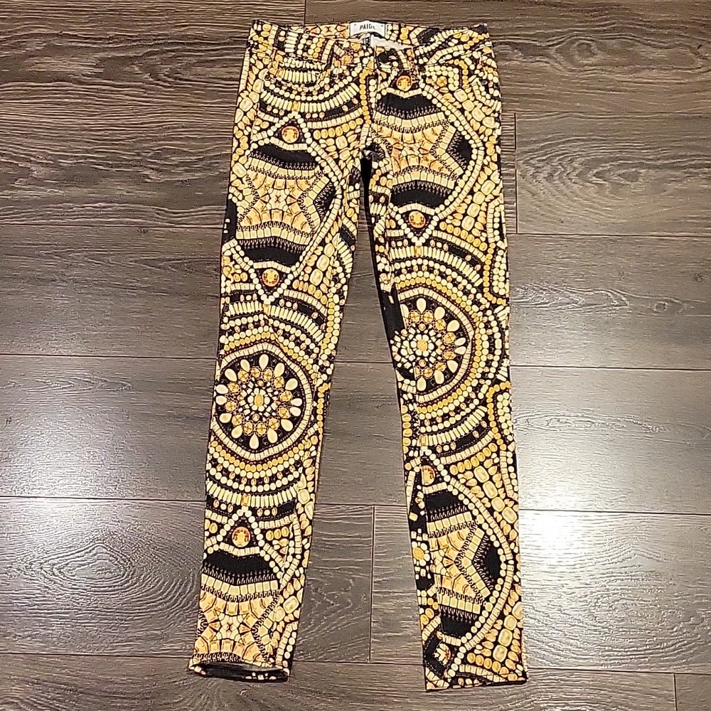 ❤ NWOT! PAIGE VERDUGO ULTRA SKINNY JEANS -  AMBER CROWN JEWELS, 0 (25) - Picture 5 of 6